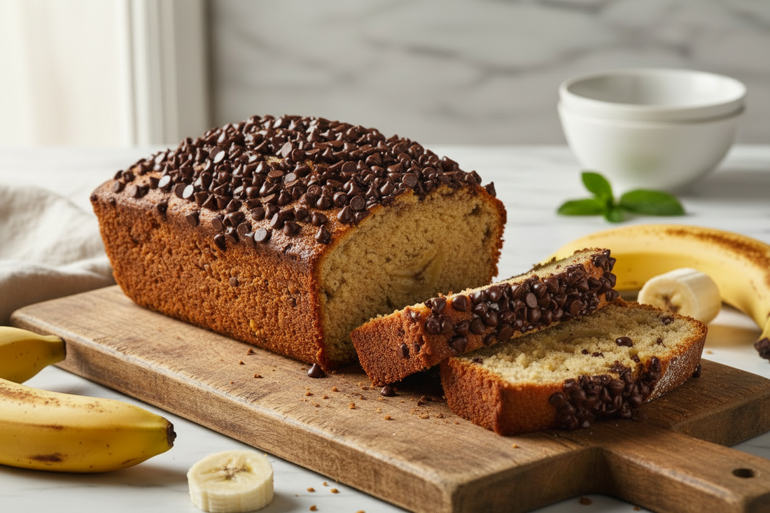 High Protein Banana Bread with Lentils (Soft, Moist & Fluffy)