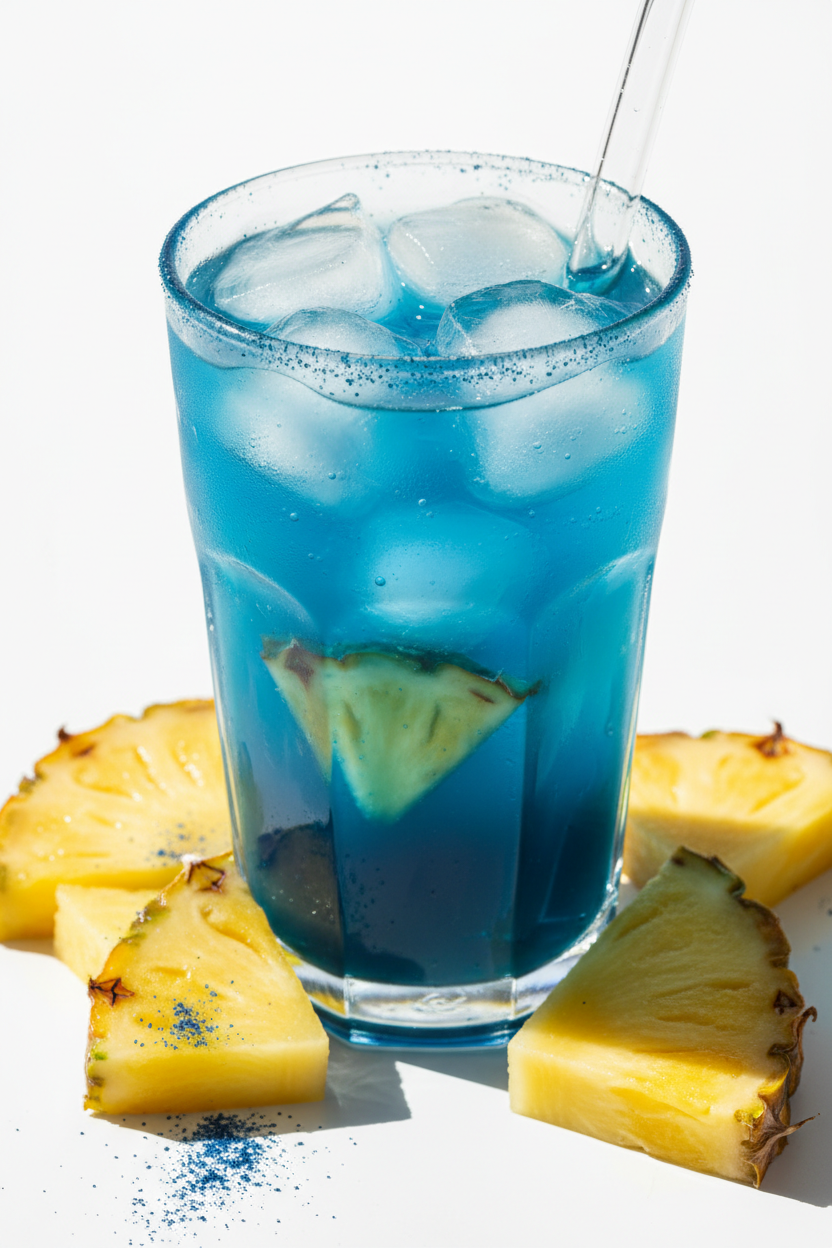 Easy Blue Spirulina Pineapple Juice
