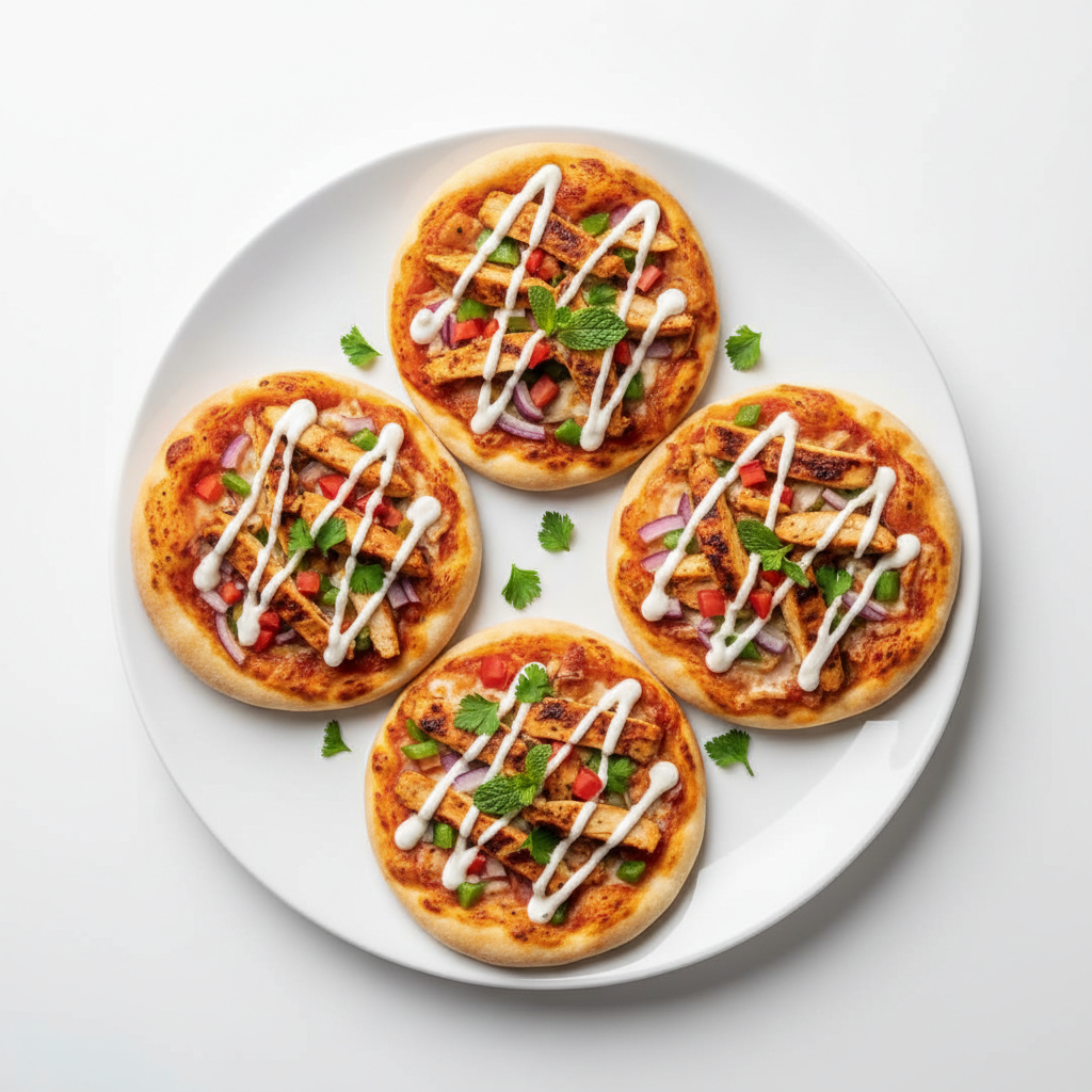 Easy Chicken Shawarma Mini Pizza