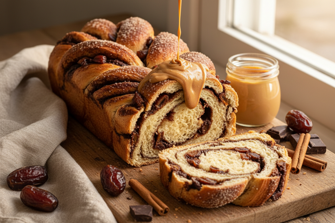 Easy Cinnamon Twist Bread with Dates