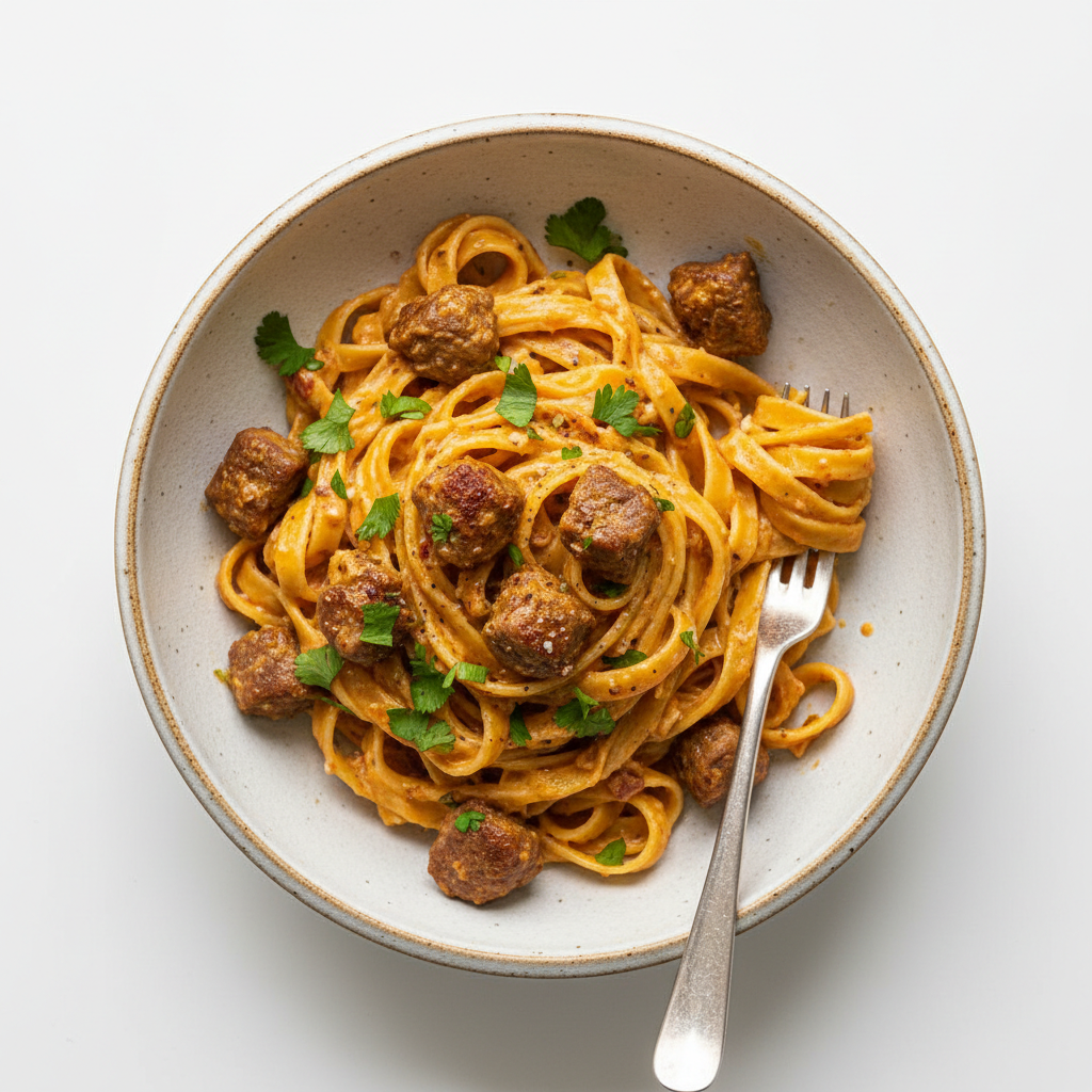 Easy Creamy Lamb Pasta Recipe
