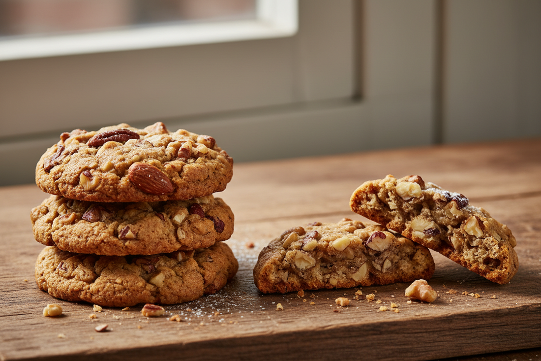 Crunchy Mixed Nut Cookies (Crispy, Golden & Easy Homemade Recipe)