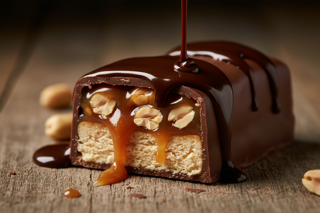 Easy Homemade Snickers Bar