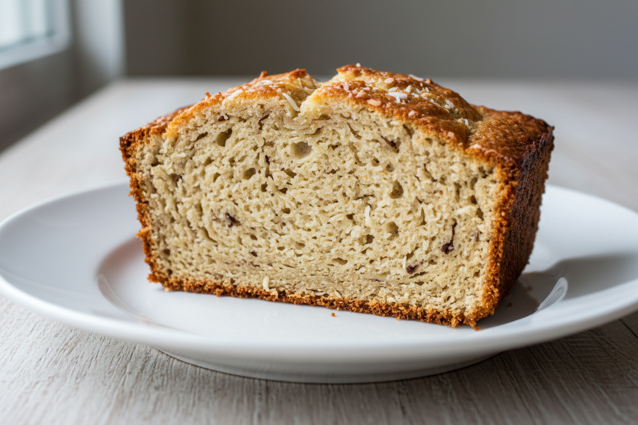 Healthy Coconut Flour Banana Bread