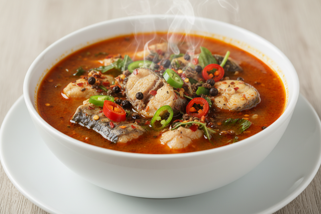 Nigerian Catfish Pepper Soup (Spicy, Comforting & Full of Flavour)