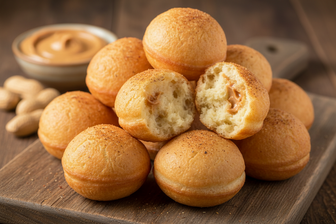 Easy Peanut Butter Puff Puff Recipe