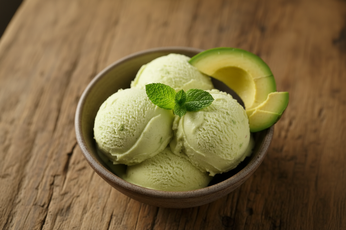 Creamy Avocado Ice Cream (No Machine, Naturally Sweet & Smooth)