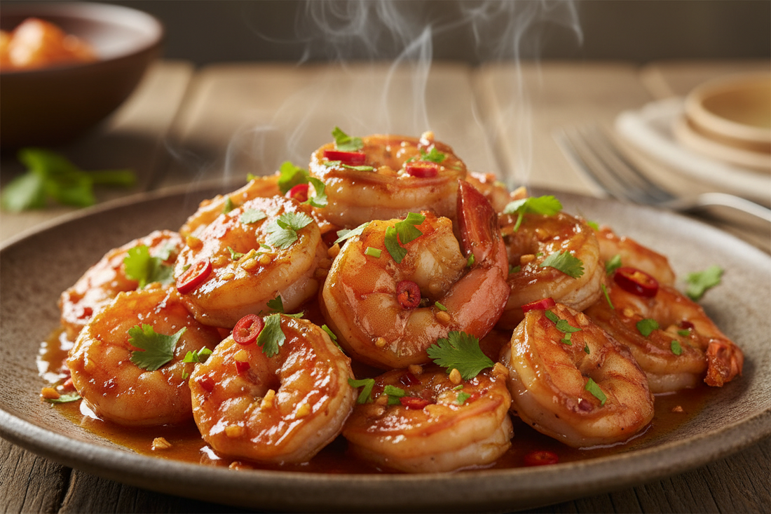 Sweet & Spicy Garlic Shrimp Recipe (Quick, Easy & Full of Flavor)