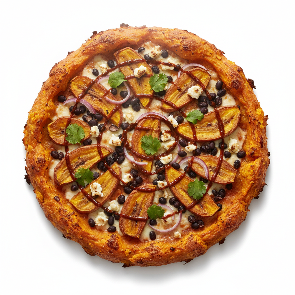 Sweet Potato & Plantain Pizza (No Flour, Soft & Naturally Sweet)