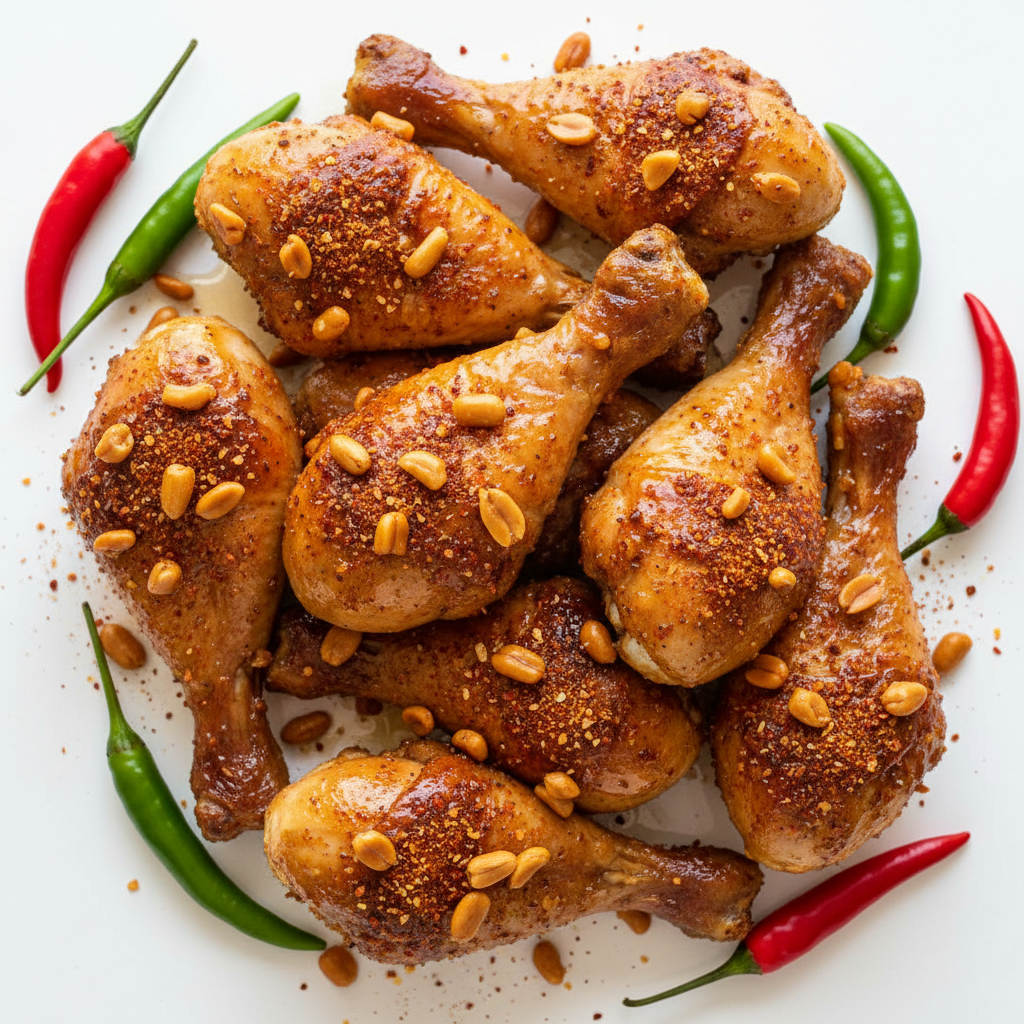 Honey Peanut Suya Chicken Recipe