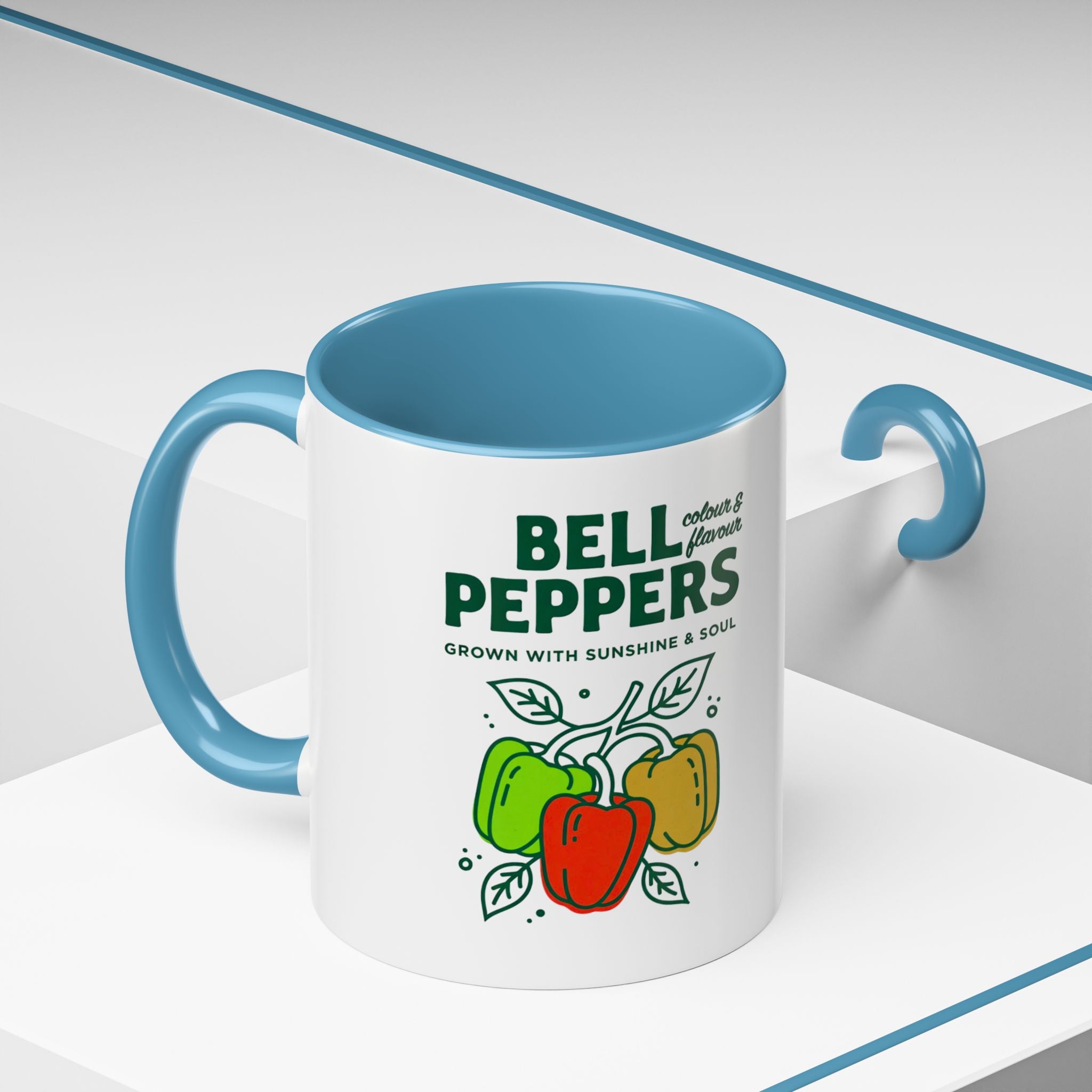 Bell Peppers Coffee Mug — Color & Flavor Kitchen Mug