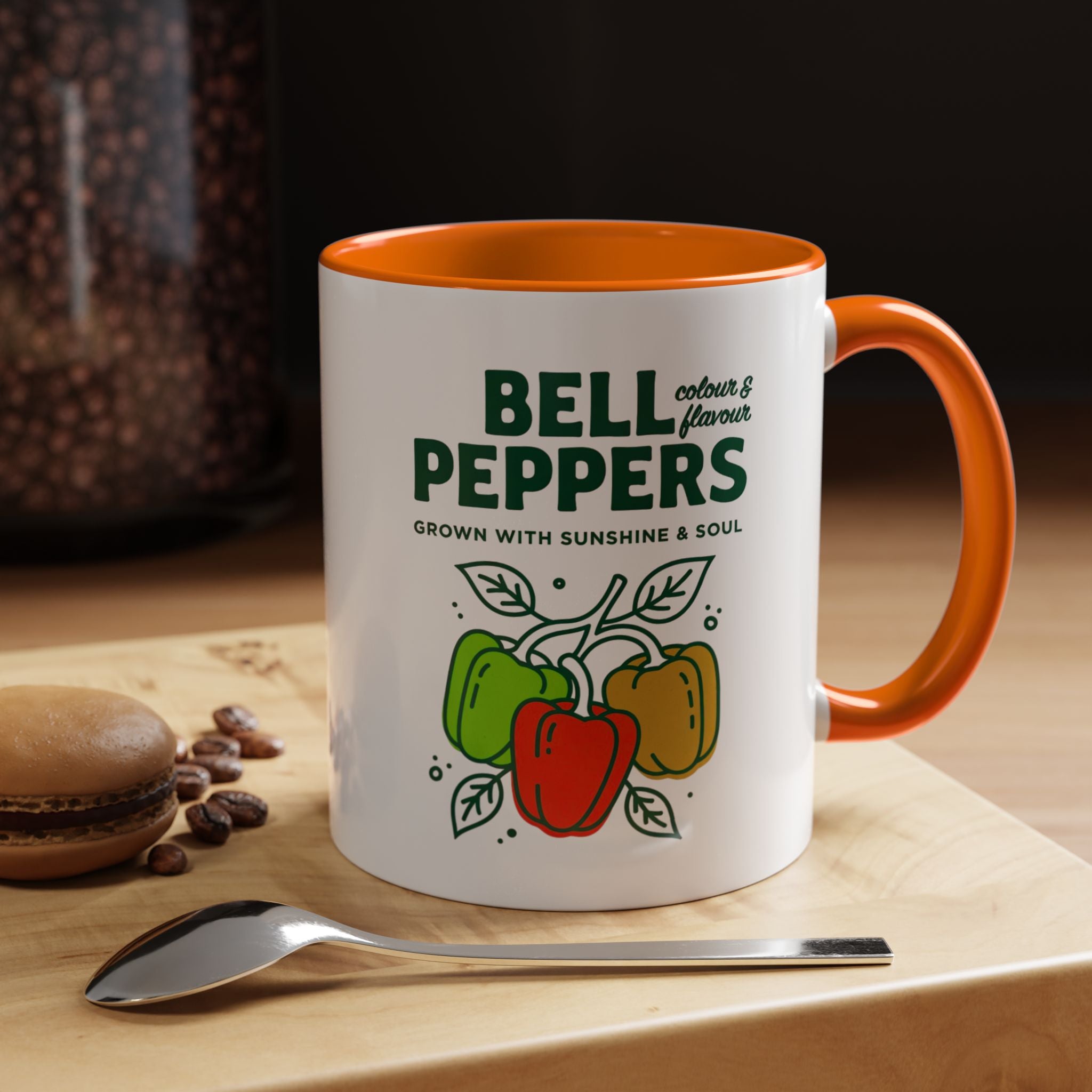 Bell Peppers Coffee Mug — Color & Flavor Kitchen Mug