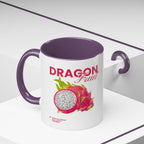 Dragon Fruit Accent Coffee Mug — Tropical Fruit Kitchen Travel Mug