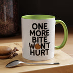 One More Bite Won't Hurt Coffee Mug — Funny Cookie Lover Accent Mug