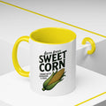 Sweet Corn Accent Coffee Mug – Farm Fresh Corn Graphic