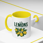 Lemons Ceramic Coffee Mug — “Zesty Lemons: Grown with Sunshine & Soul”