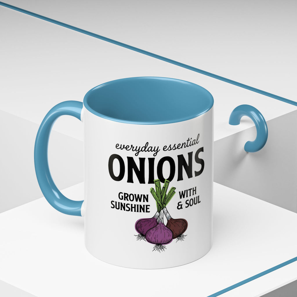 Everyday Essential Onions Coffee Mug — Grown with Sunshine & Soul Accent Mug