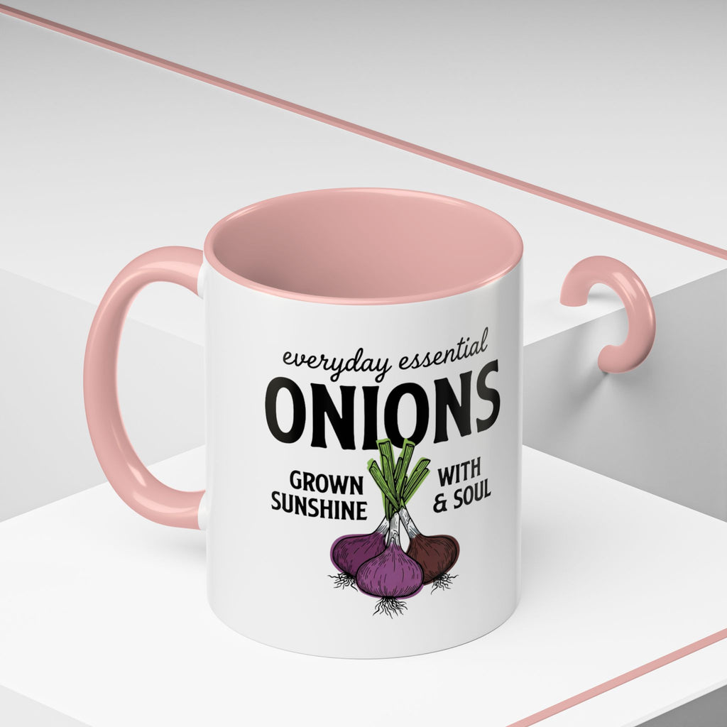 Everyday Essential Onions Coffee Mug — Grown with Sunshine & Soul Accent Mug