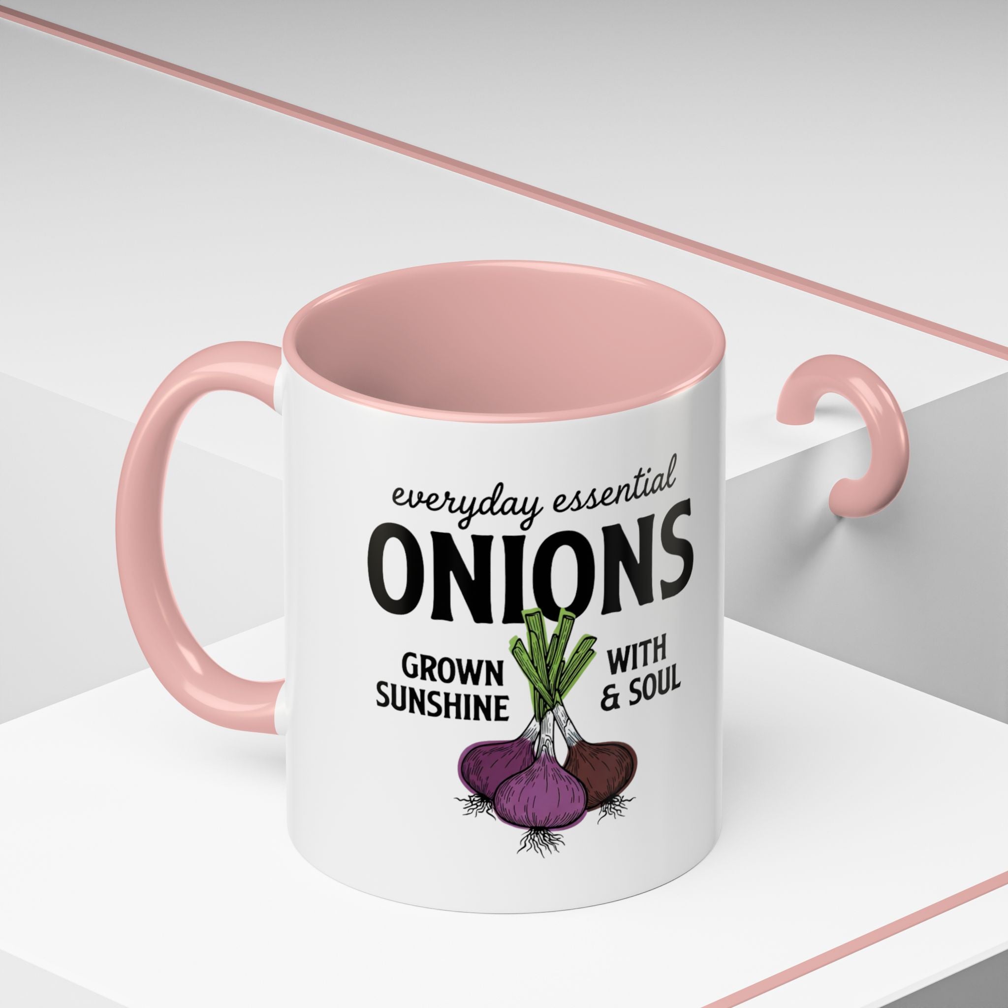 Everyday Essential Onions Coffee Mug — Grown with Sunshine & Soul Accent Mug
