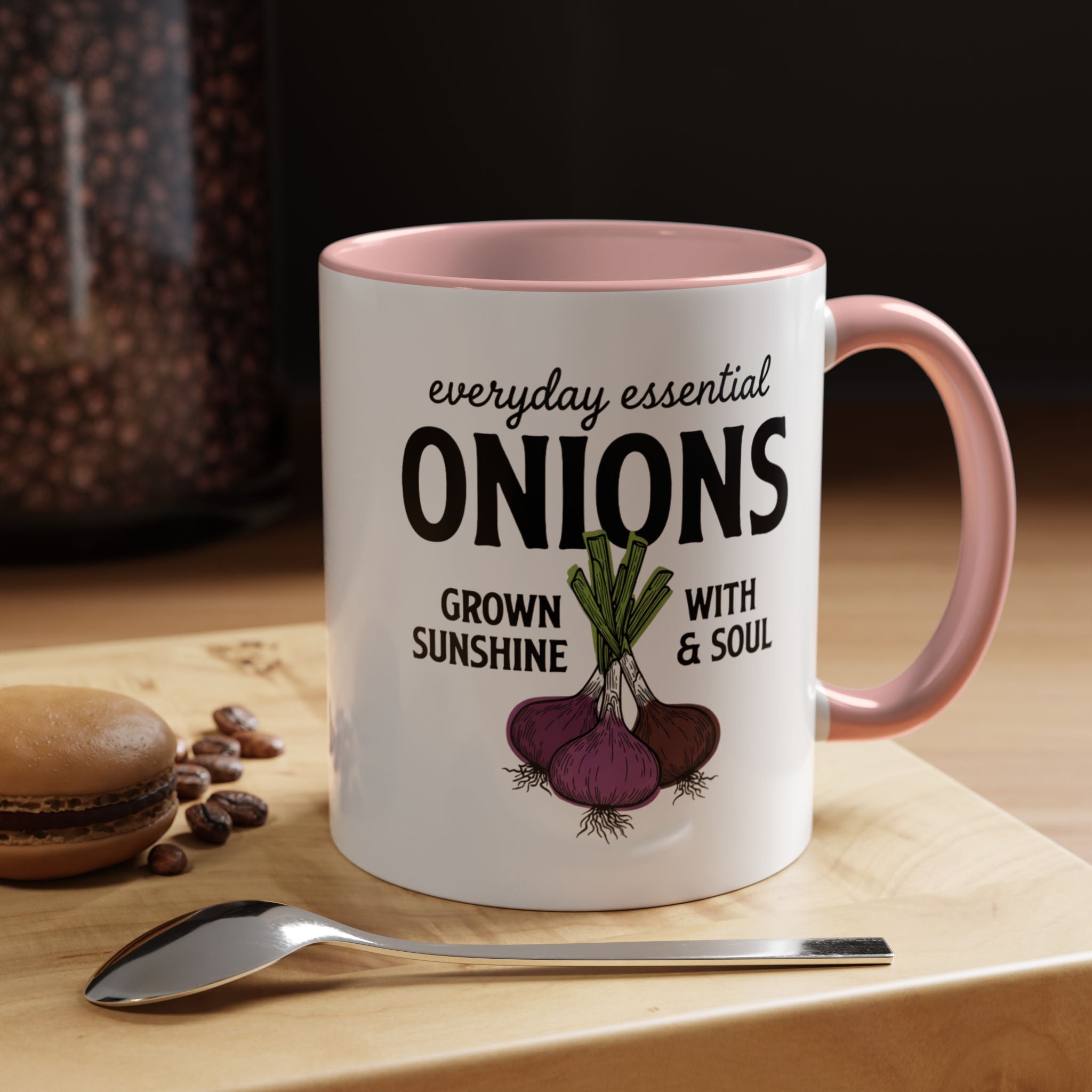 Everyday Essential Onions Coffee Mug — Grown with Sunshine & Soul Accent Mug