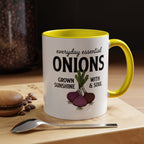 Everyday Essential Onions Coffee Mug — Grown with Sunshine & Soul Accent Mug