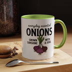 Everyday Essential Onions Coffee Mug — Grown with Sunshine & Soul Accent Mug