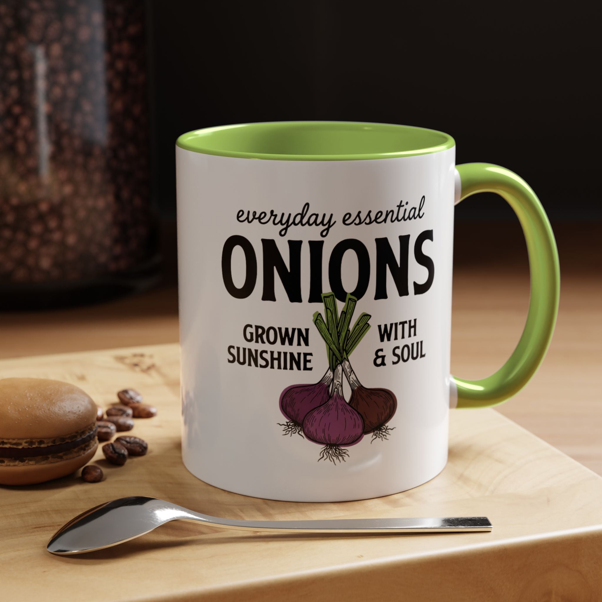 Everyday Essential Onions Coffee Mug — Grown with Sunshine & Soul Accent Mug