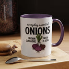 Everyday Essential Onions Coffee Mug — Grown with Sunshine & Soul Accent Mug