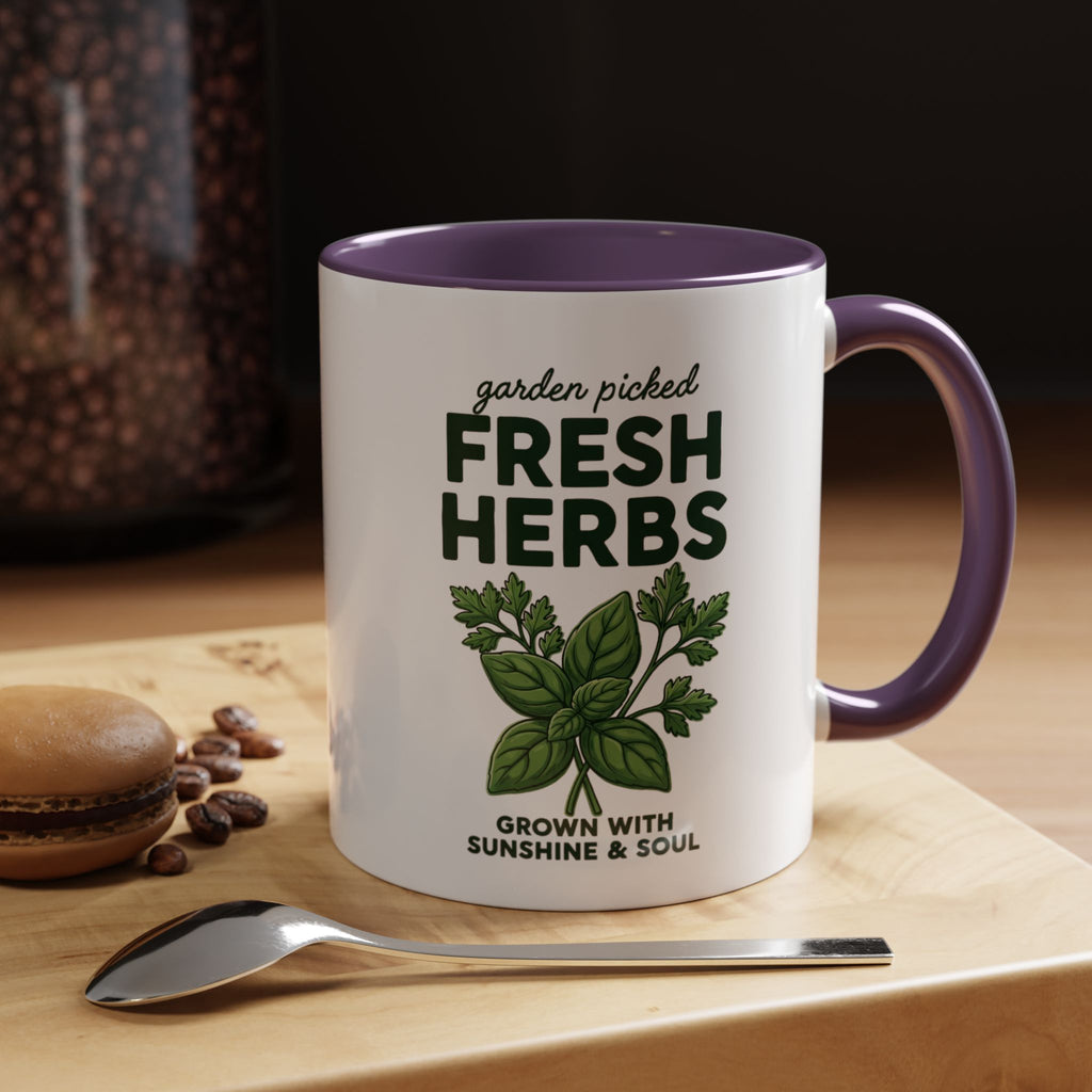 Fresh Herbs Coffee Mug — Garden Picked Accent Mug