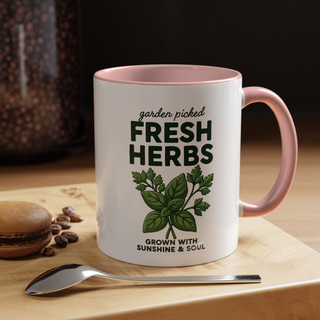 Fresh Herbs Coffee Mug — Garden Picked Accent Mug