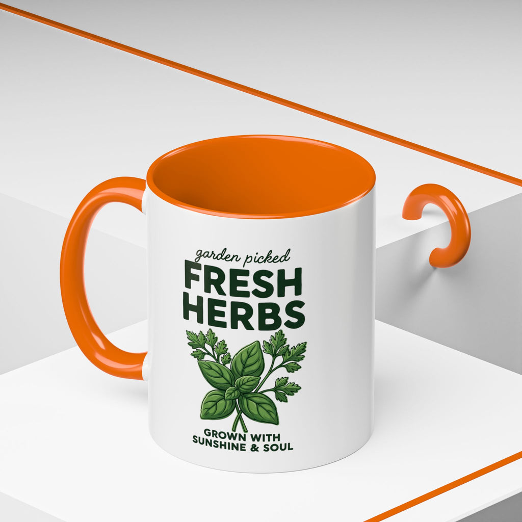 Fresh Herbs Coffee Mug — Garden Picked Accent Mug