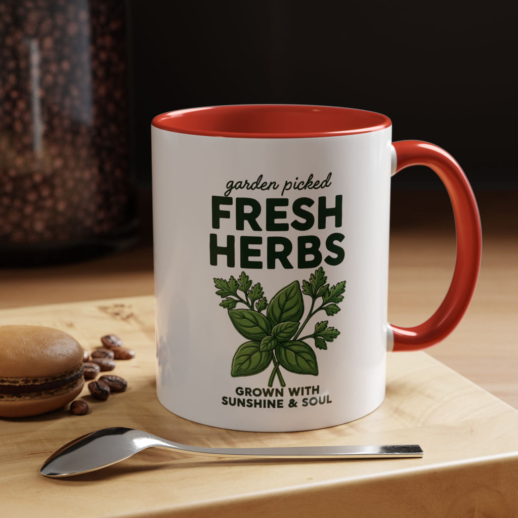 Fresh Herbs Coffee Mug — Garden Picked Accent Mug