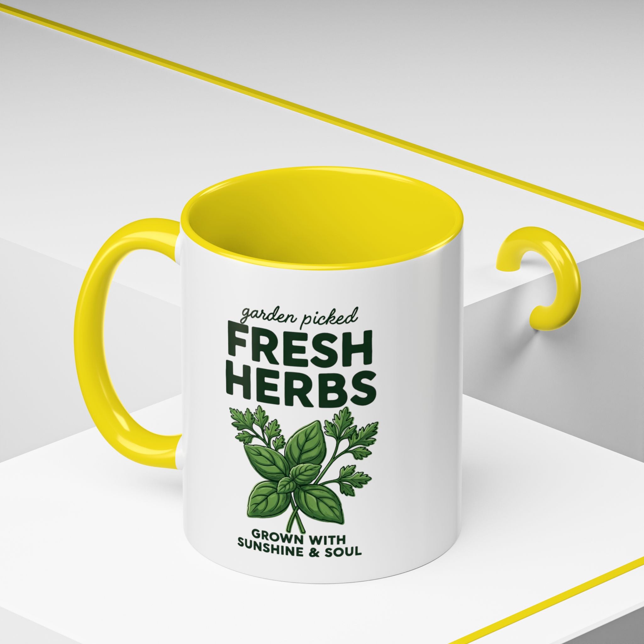 Fresh Herbs Coffee Mug — Garden Picked Accent Mug