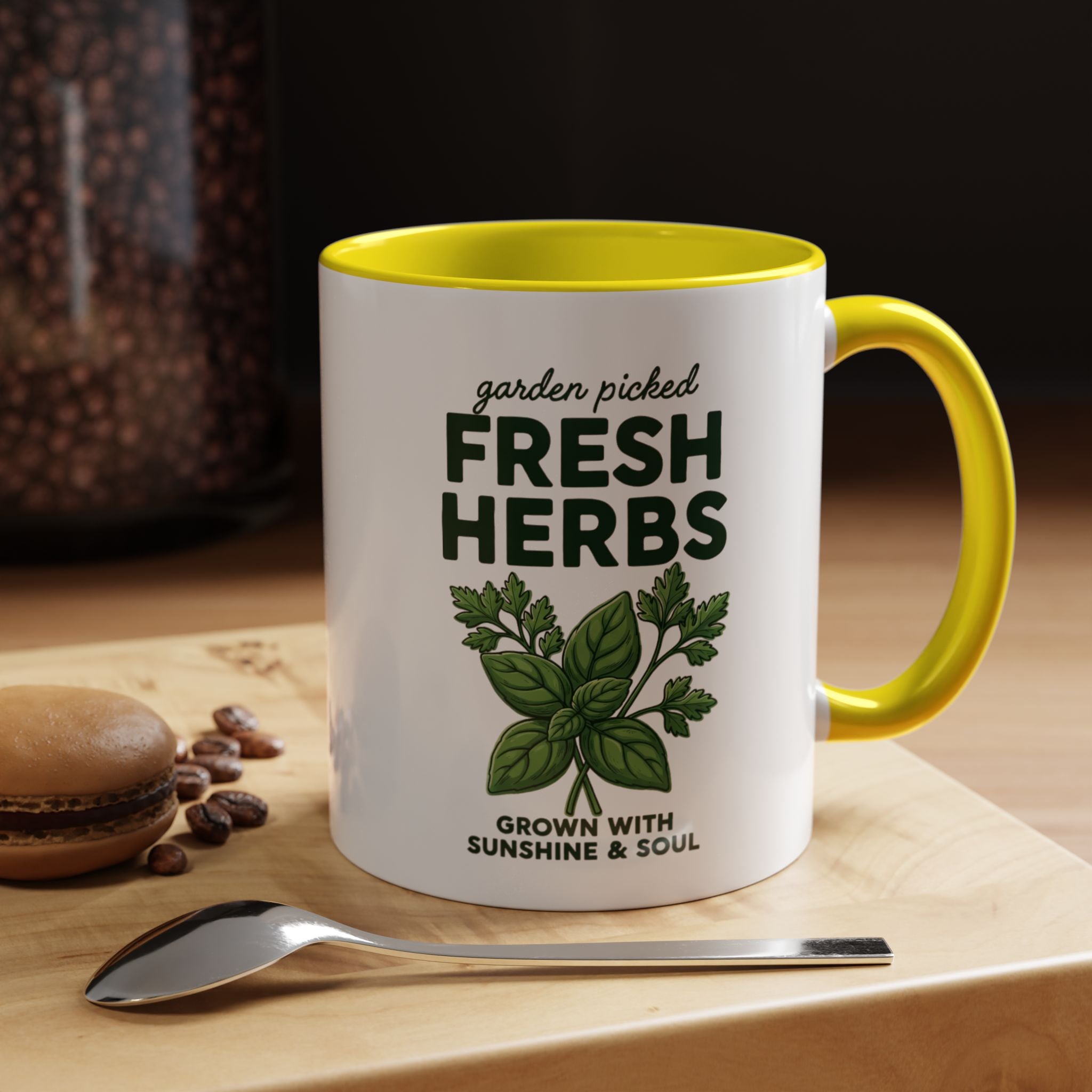 Fresh Herbs Coffee Mug — Garden Picked Accent Mug