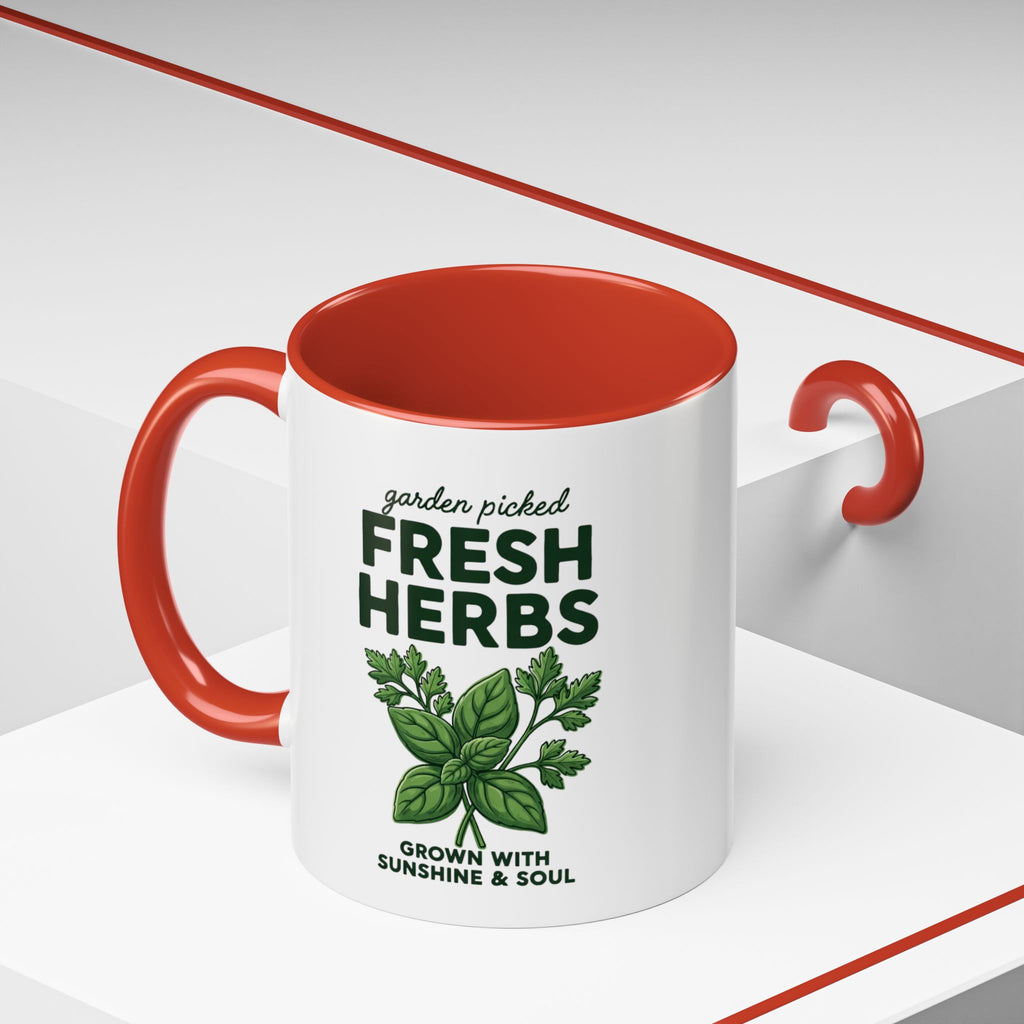 Fresh Herbs Coffee Mug — Garden Picked Accent Mug