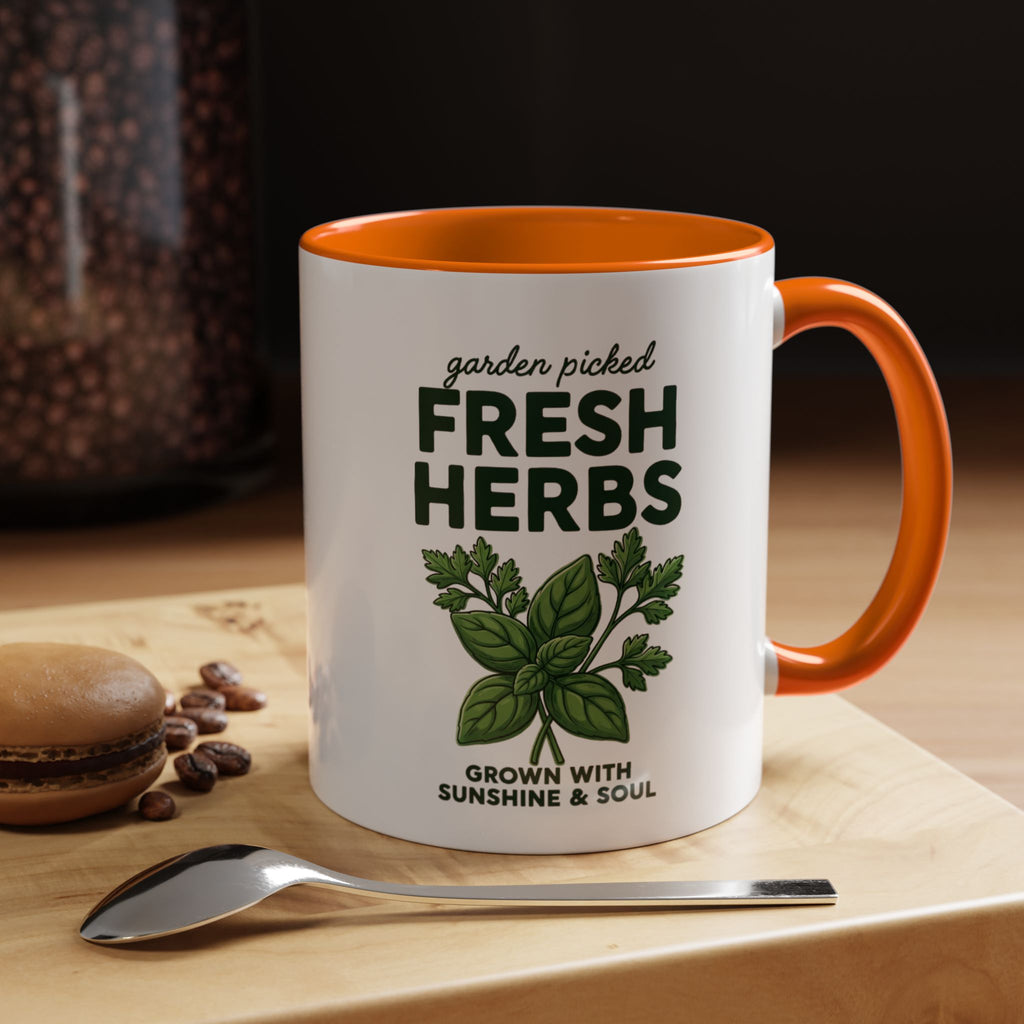 Fresh Herbs Coffee Mug — Garden Picked Accent Mug