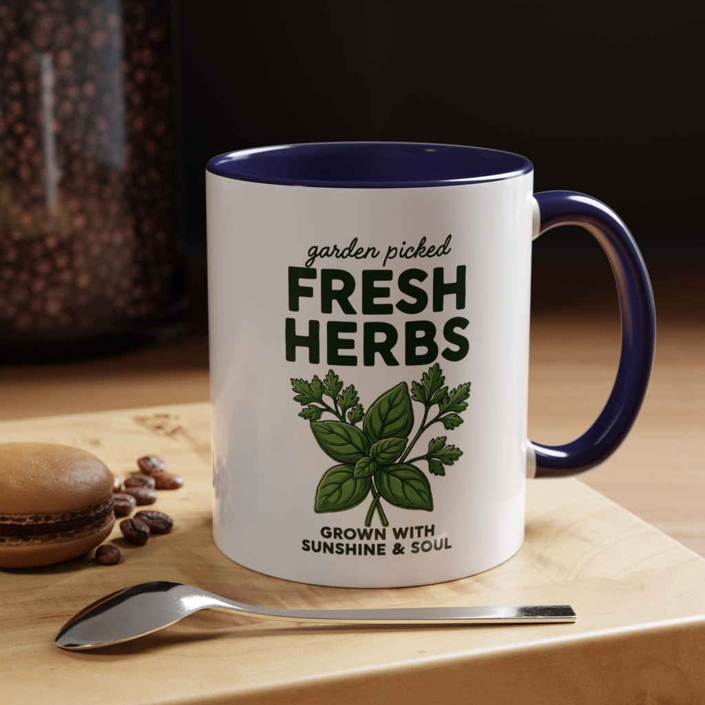 Fresh Herbs Coffee Mug — Garden Picked Accent Mug