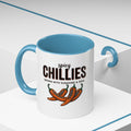 Spicy Chillies Accent Coffee Mug — Spicy Chillies: Grown with Sunshine & Soul