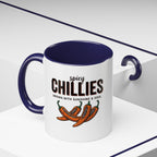Spicy Chillies Accent Coffee Mug — Spicy Chillies: Grown with Sunshine & Soul