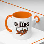 Spicy Chillies Accent Coffee Mug — Spicy Chillies: Grown with Sunshine & Soul