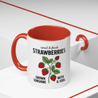 Strawberries Coffee Mug - "Sweet & Fresh" Accent Ceramic Mug