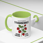 Strawberries Coffee Mug - "Sweet & Fresh" Accent Ceramic Mug