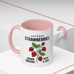 Strawberries Coffee Mug - "Sweet & Fresh" Accent Ceramic Mug