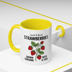 Strawberries Coffee Mug - "Sweet & Fresh" Accent Ceramic Mug