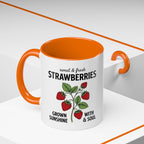 Strawberries Coffee Mug - "Sweet & Fresh" Accent Ceramic Mug