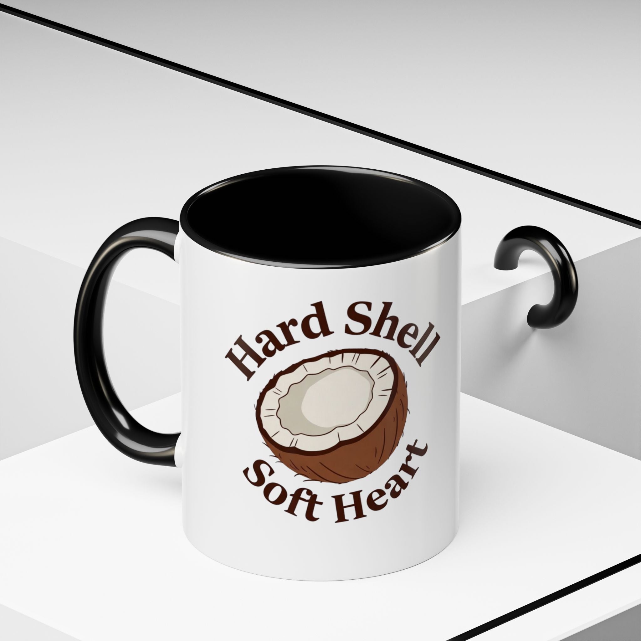 Hard Shell, Soft Heart Coconut Coffee Mug