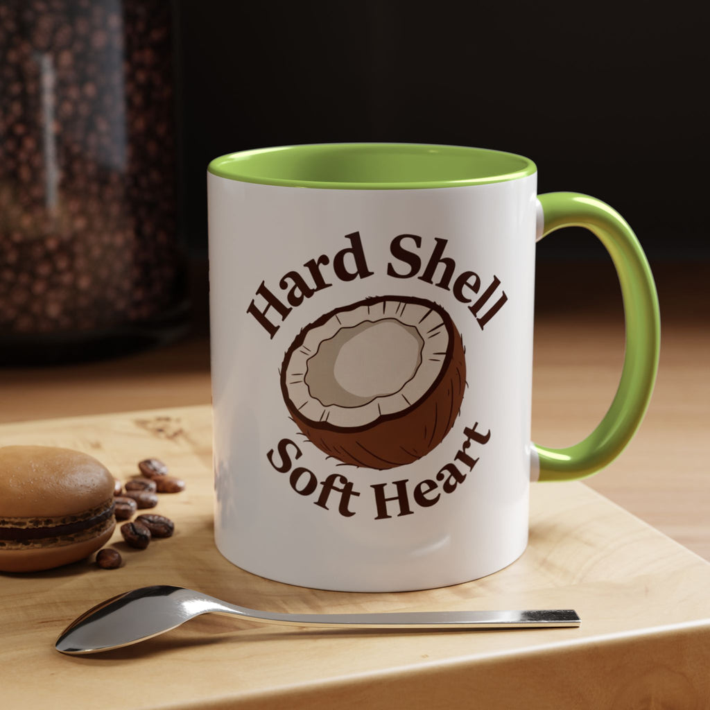 Hard Shell, Soft Heart Coconut Coffee Mug