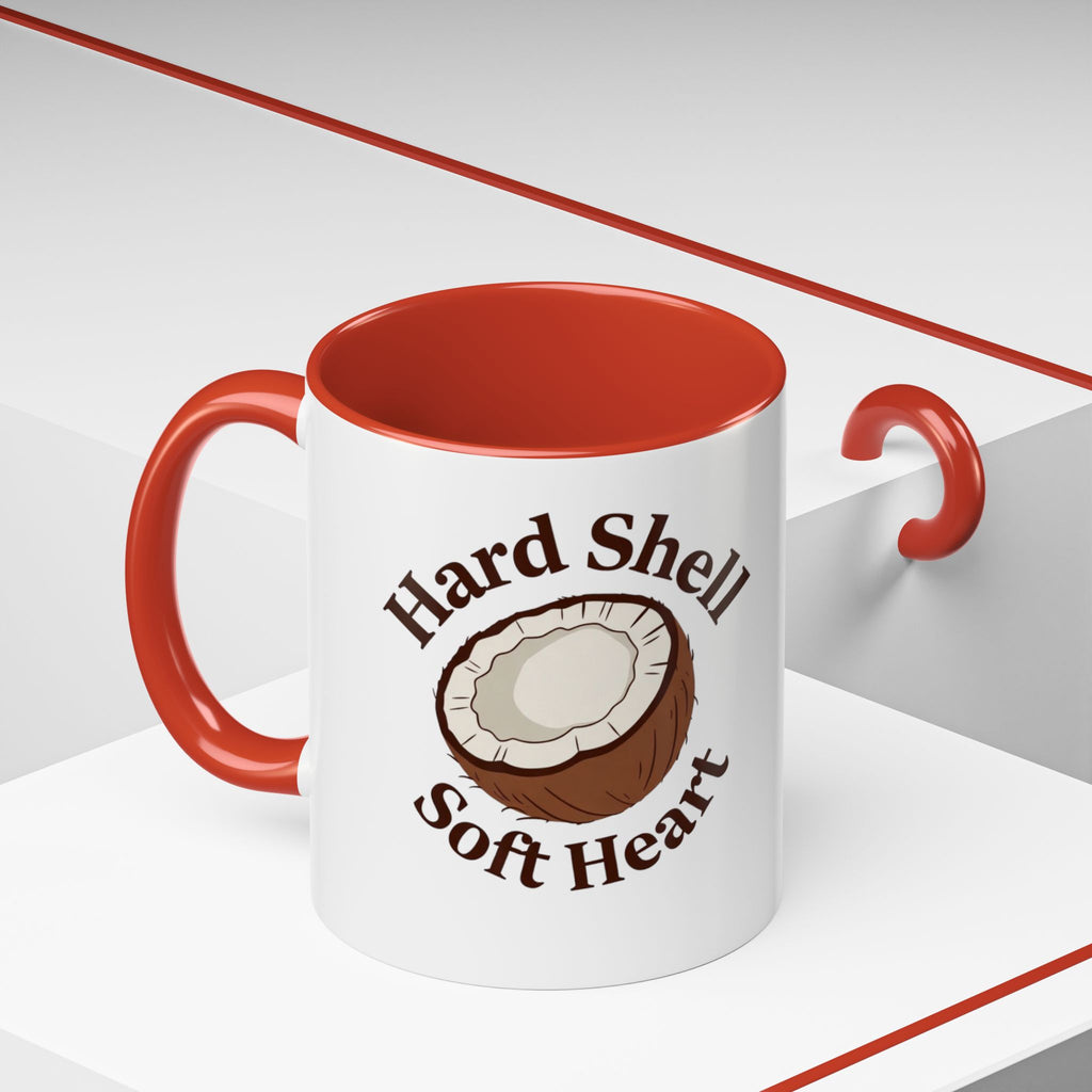 Hard Shell, Soft Heart Coconut Coffee Mug