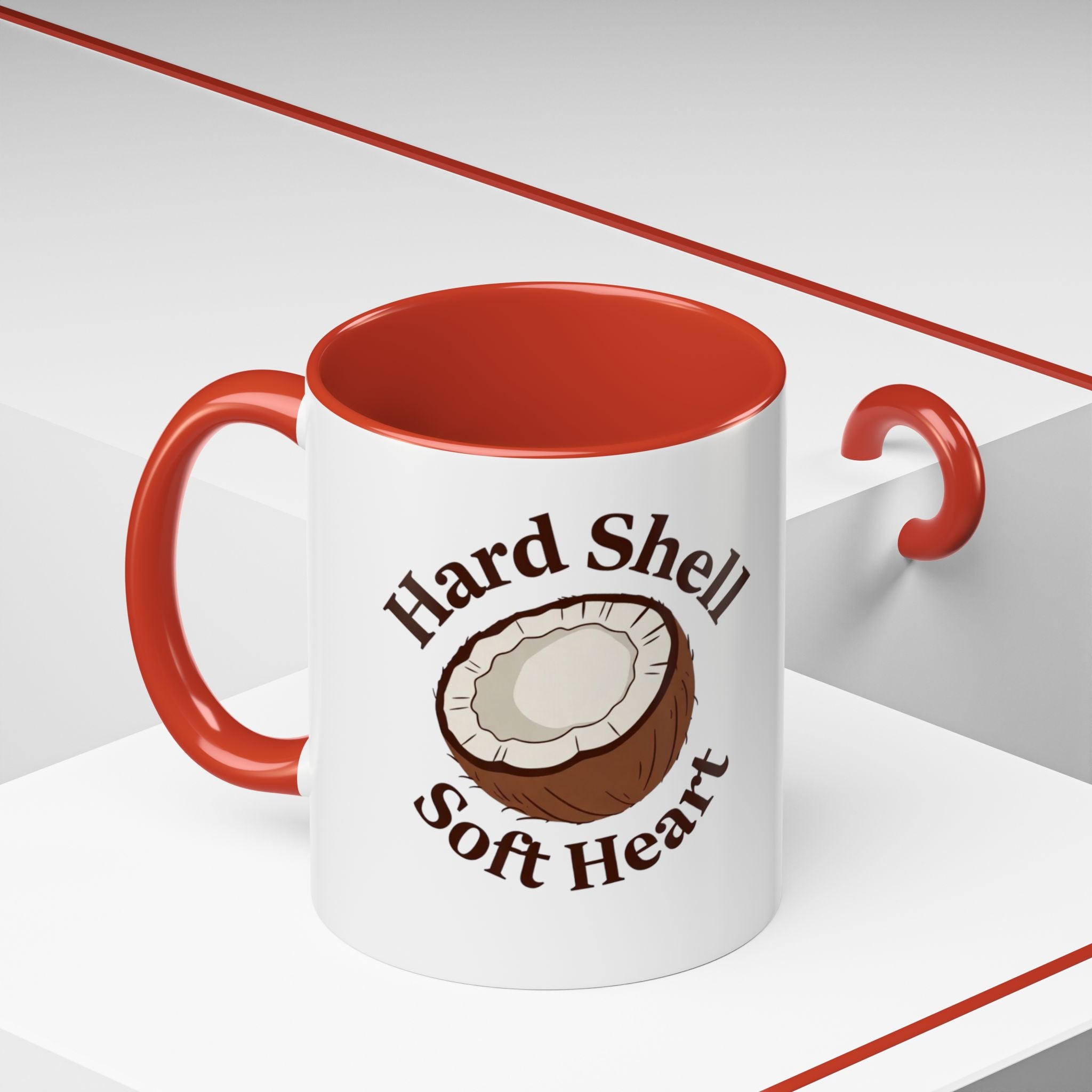 Hard Shell, Soft Heart Coconut Coffee Mug