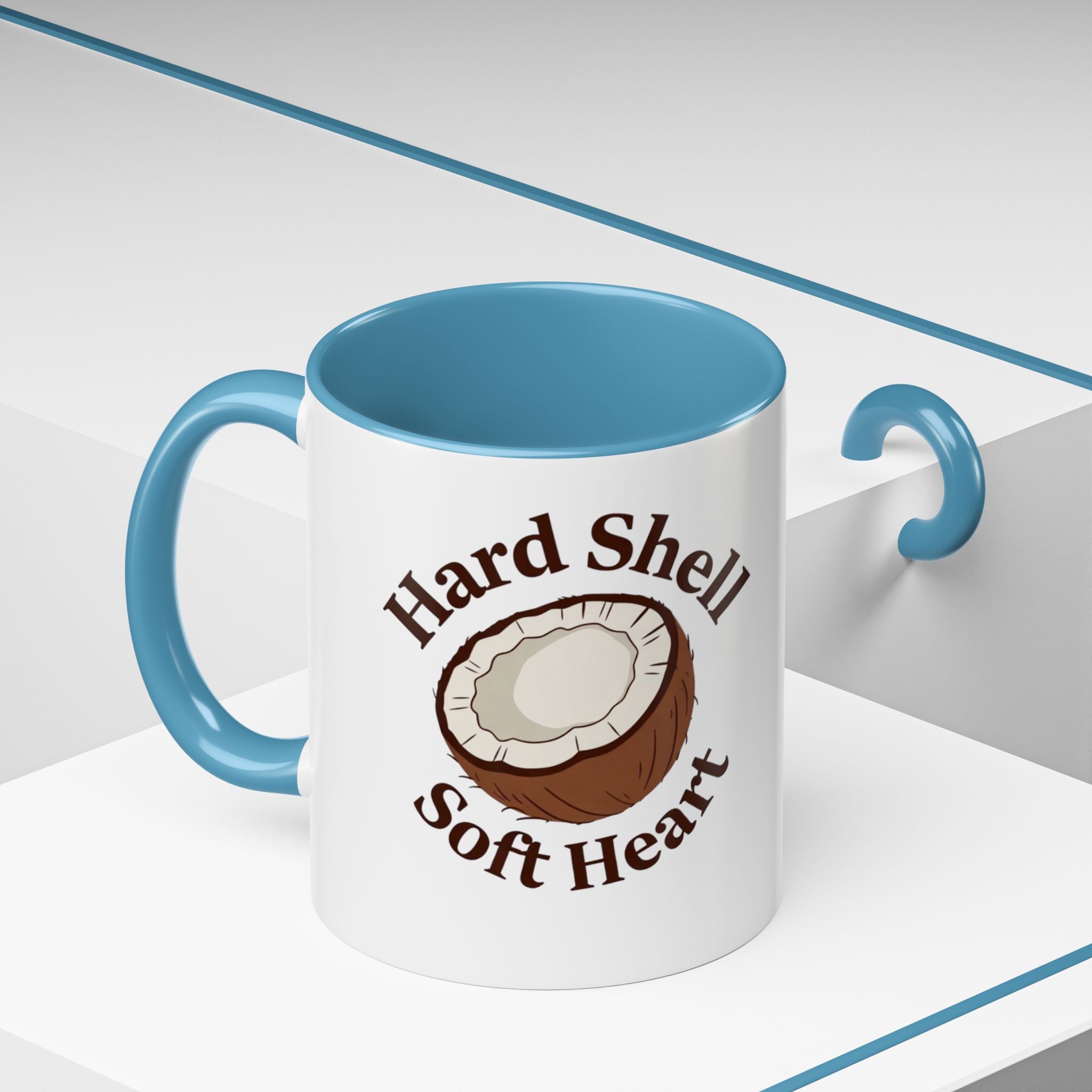 Hard Shell, Soft Heart Coconut Coffee Mug
